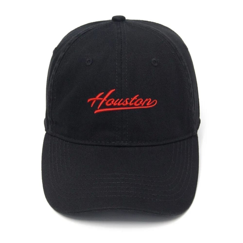 Houston Embroidered Hat: Urban Flair, Hometown Pride, Comfortable Fit